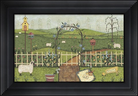 Framed Garden Print