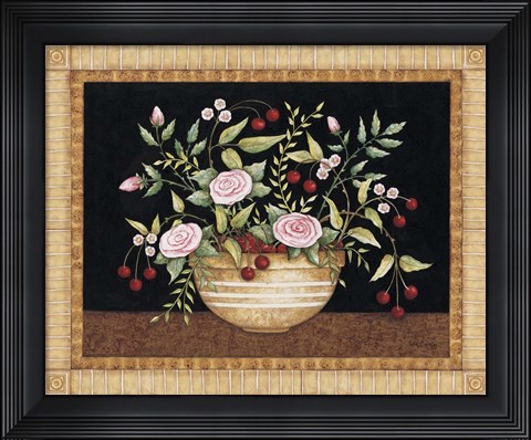 Framed Cherries Print