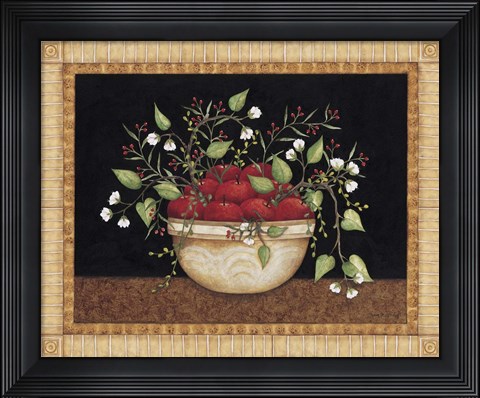 Framed Apples Print