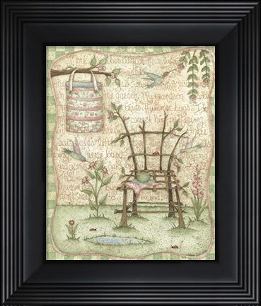 Framed Garden 3 Print