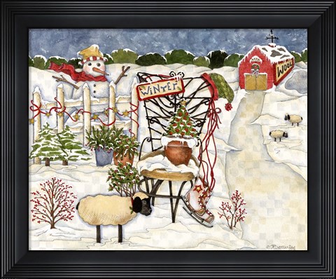 Framed Winter Print