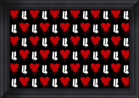 Framed Heart U Print
