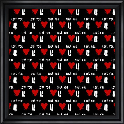 Framed Love You Print
