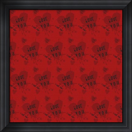 Framed Love You 6 Print