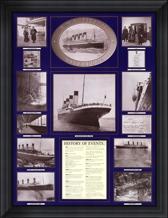 Framed Titanic Poster Print