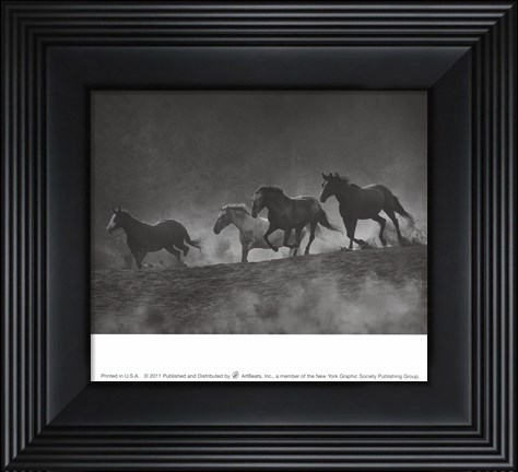 Framed Run With The Wind Print