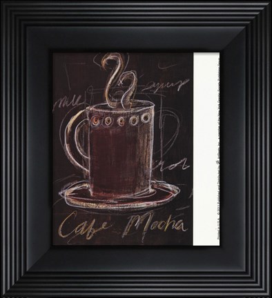 Framed Mocha Sketch Print