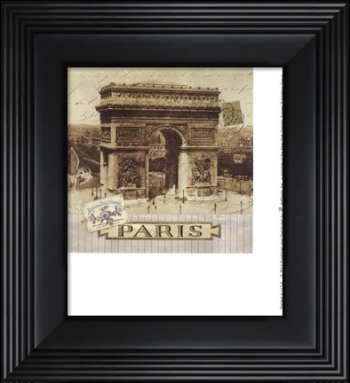 Framed Parisian Memoirs 2 Print