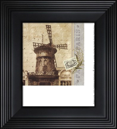 Framed Parisian Memoirs 3 Print