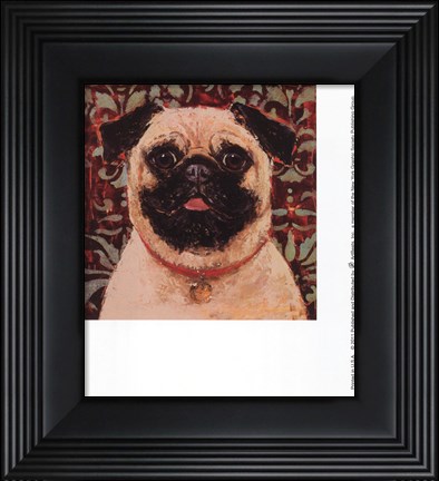 Framed Pug Print