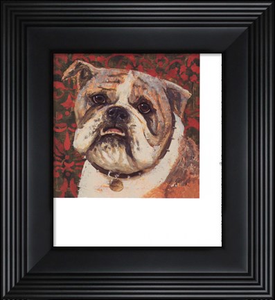 Framed Bulldog Print