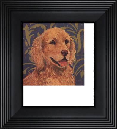 Framed Golden Retriever Print