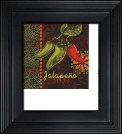 Framed Chiles Jalepeno Print