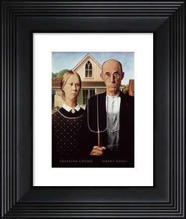 Framed American Gothic Print