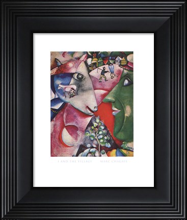 Framed I And The Village Print