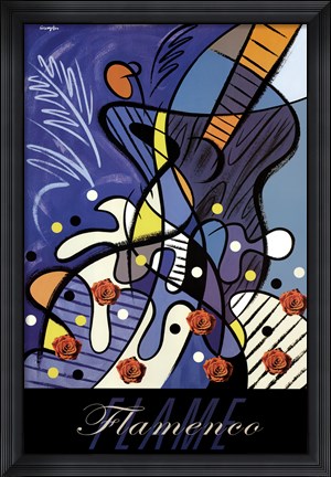 Framed Flamenco Print