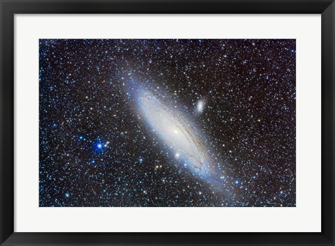 Framed Andromeda Galaxy with Companions Print