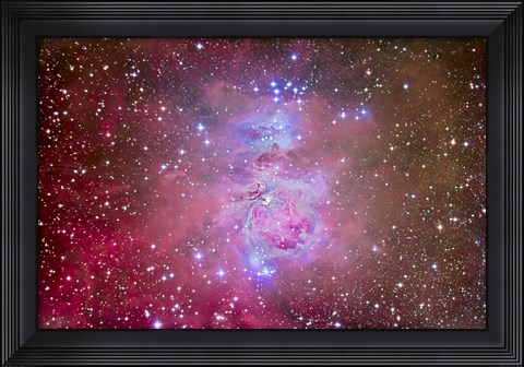 Framed Orion Nebula Region Print