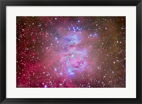 Framed Orion Nebula Region Print