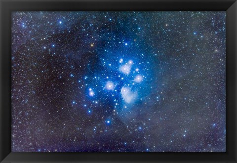 Framed Pleiades (Seven Sisters) Print