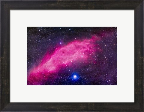 Framed California Nebula Print