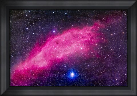 Framed California Nebula Print