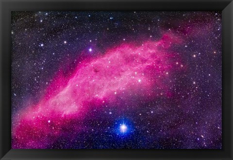 Framed California Nebula Print