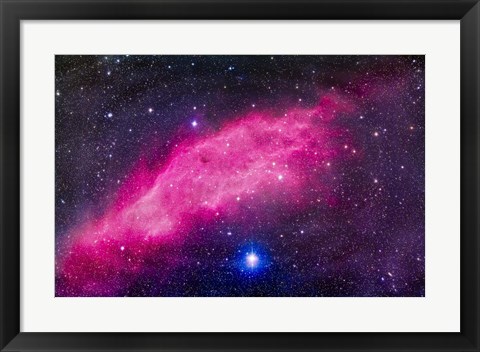 Framed California Nebula Print