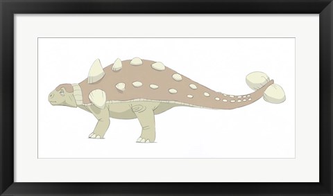 Framed Euoplocephalus Print