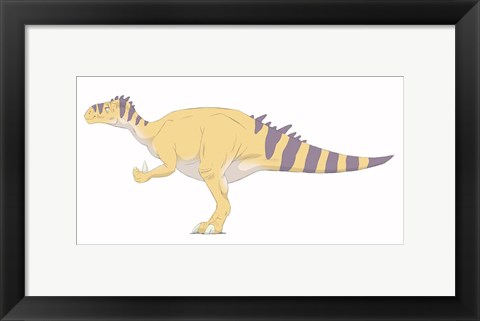 Framed Iguanodon Print