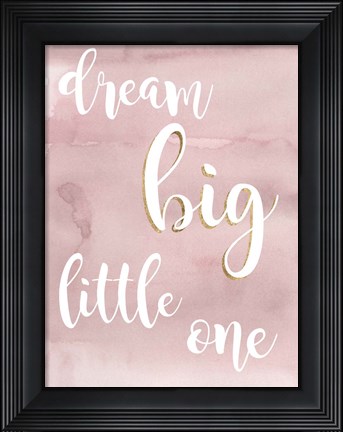 Framed Baby Girl IV Print