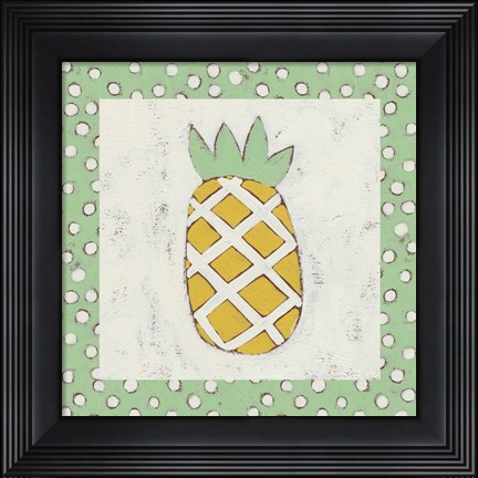 Framed Pineapple Vacation II Print