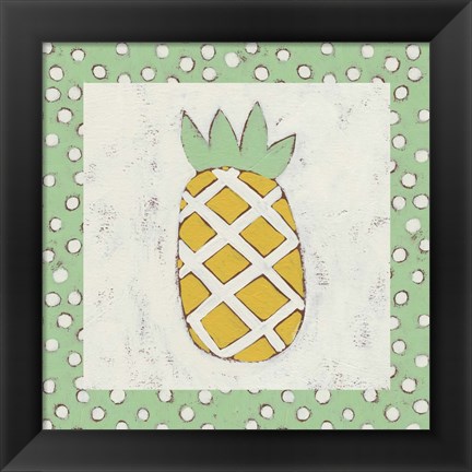 Framed Pineapple Vacation II Print