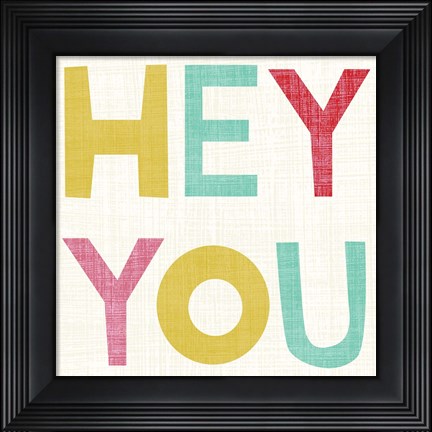 Framed Hi You II Print