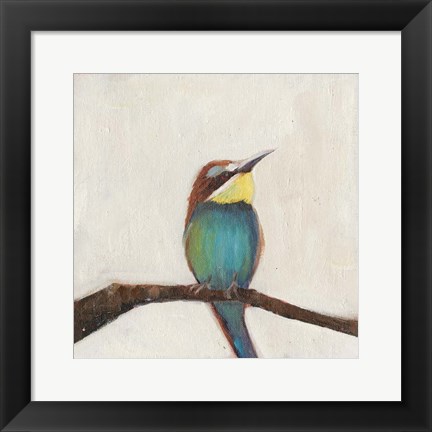 Framed Bird Profile II Print