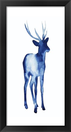 Framed Ink Drop Rusa Deer I Print