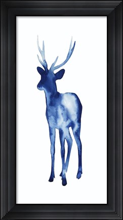 Framed Ink Drop Rusa Deer II Print