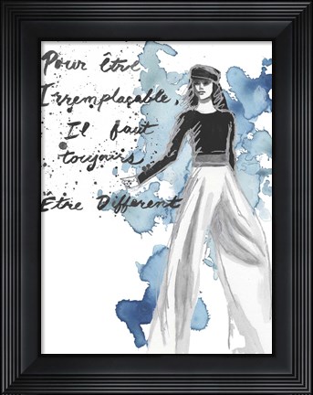 Framed Fashion Quotes IV Print
