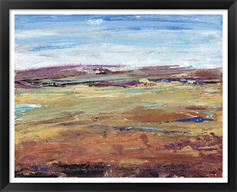 Framed Terra Vista I Print
