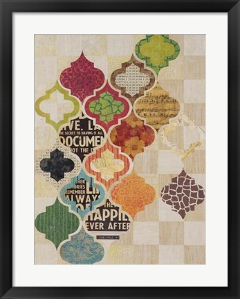 Framed Moroccan Mod II Print