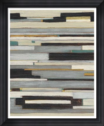 Framed Textile Ratio I Print