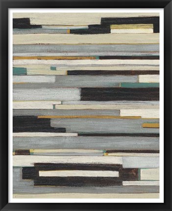 Framed Textile Ratio I Print