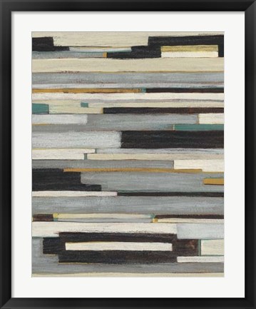 Framed Textile Ratio I Print
