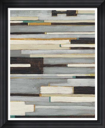 Framed Textile Ratio II Print