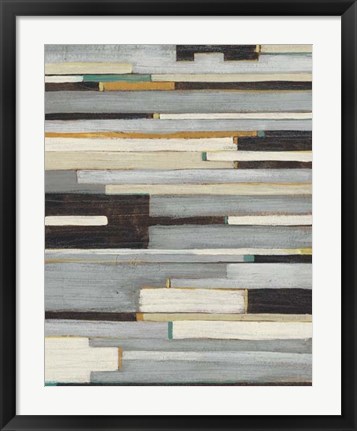 Framed Textile Ratio II Print