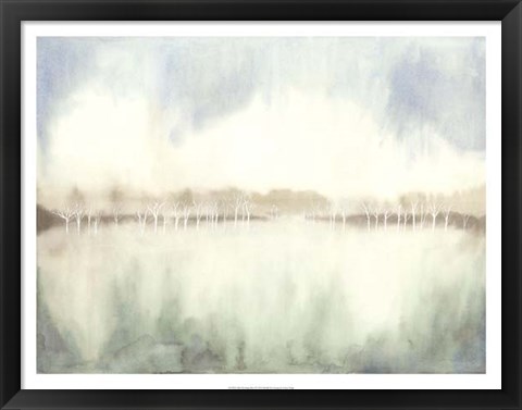 Framed Mid Morning Mist I Print