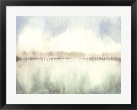 Framed Mid Morning Mist I Print