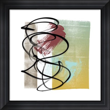 Framed Rhythm I Print