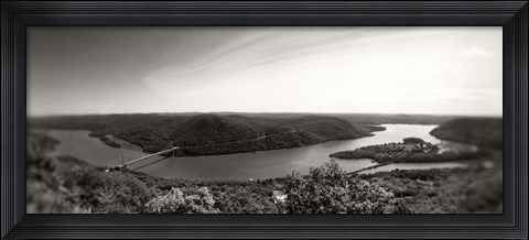 Framed Hudson River from Bear Mountain, Bear Mountain State Park, New York Print