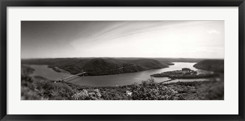 Framed Hudson River from Bear Mountain, Bear Mountain State Park, New York Print